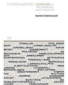 Landscape +. 100 palabras para habitarlo