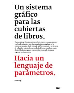 Un sistema gráfico para las cubiertas de libros